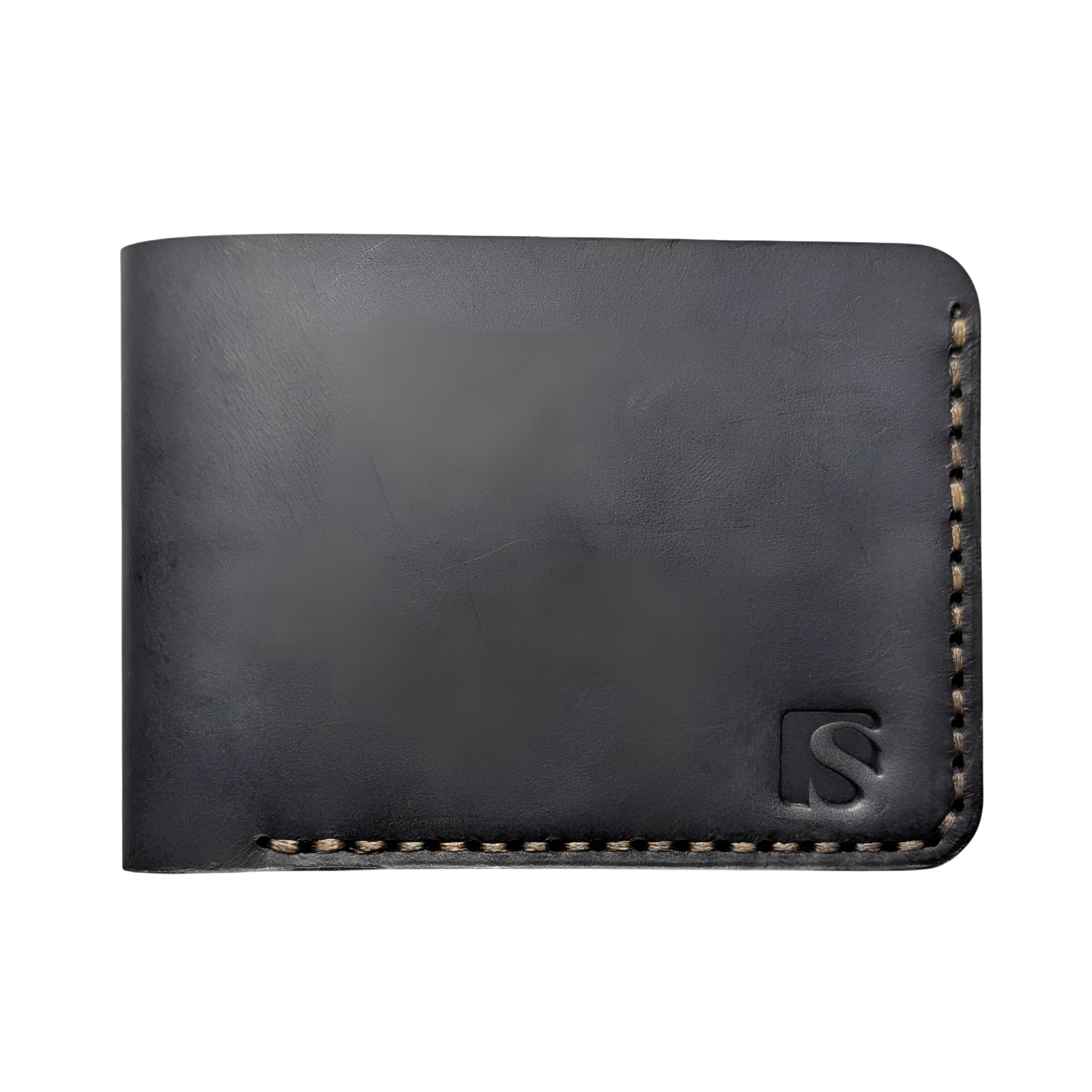 Classic Cowhide Leather Bifold Wallet - Slim Design