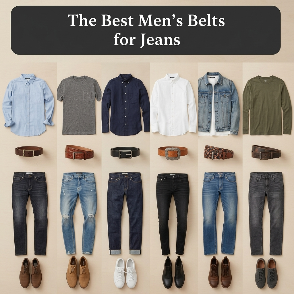 Top 5 Men's Belts for Jeans