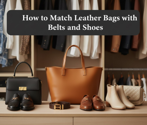 How to Match Leather Bags with Belts and Shoes