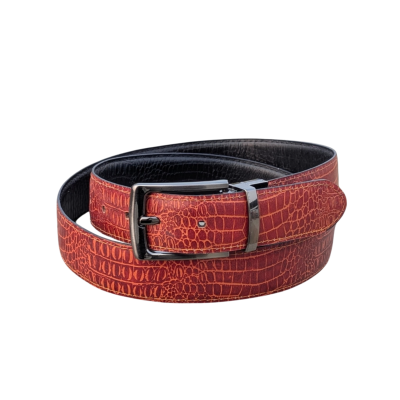 Reversible Crocodile Belt