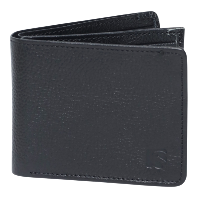 Textured Black Wallet