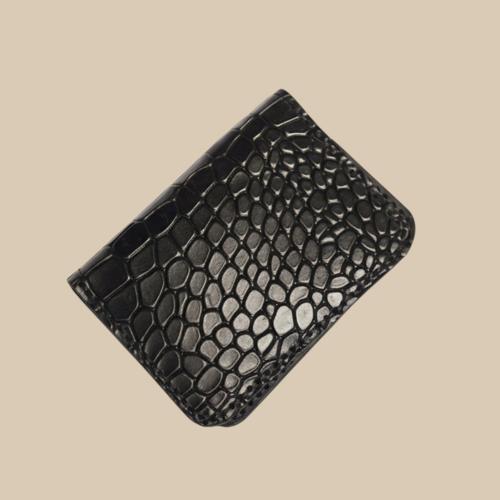 A compact leather wallet designed for daily carry