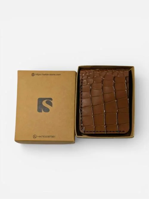 Crocodile Bifold Wallet (Image 2)