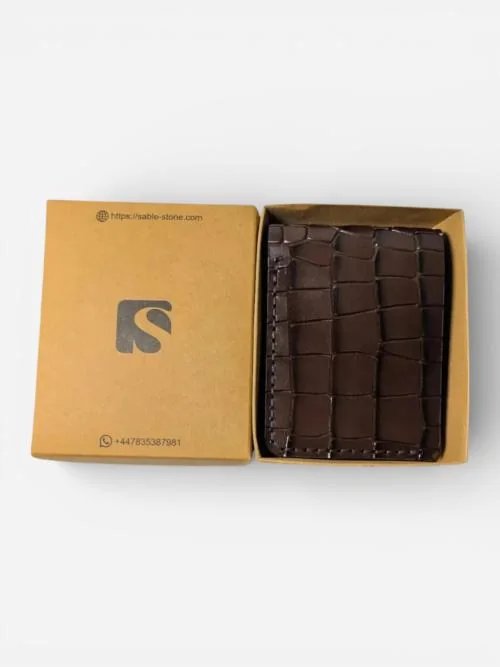 Crocodile Bifold Wallet (Image 2)