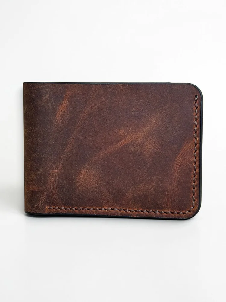 Full Grain Bifold Leather Wallet (Image 4)