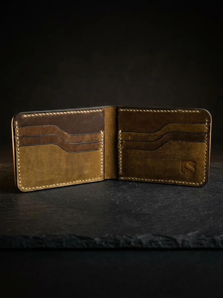 Full Grain Bifold Leather Wallet