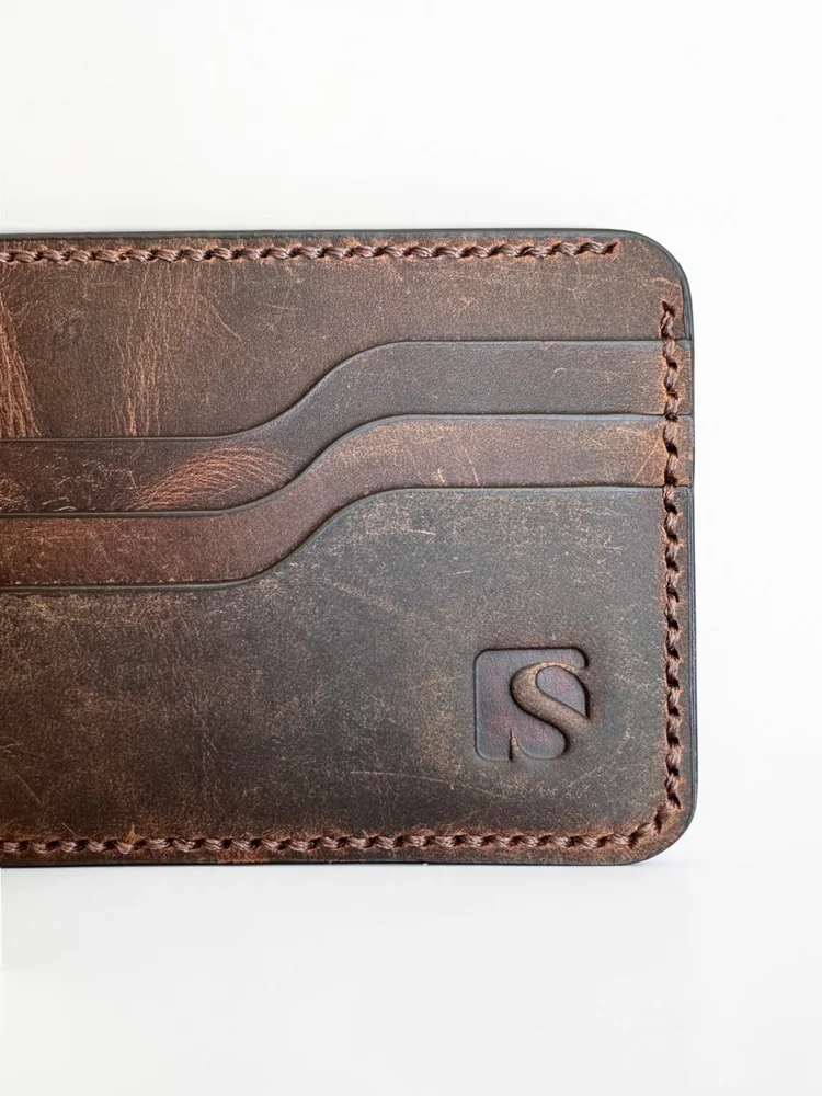 Full Grain Bifold Leather Wallet (Image 7)