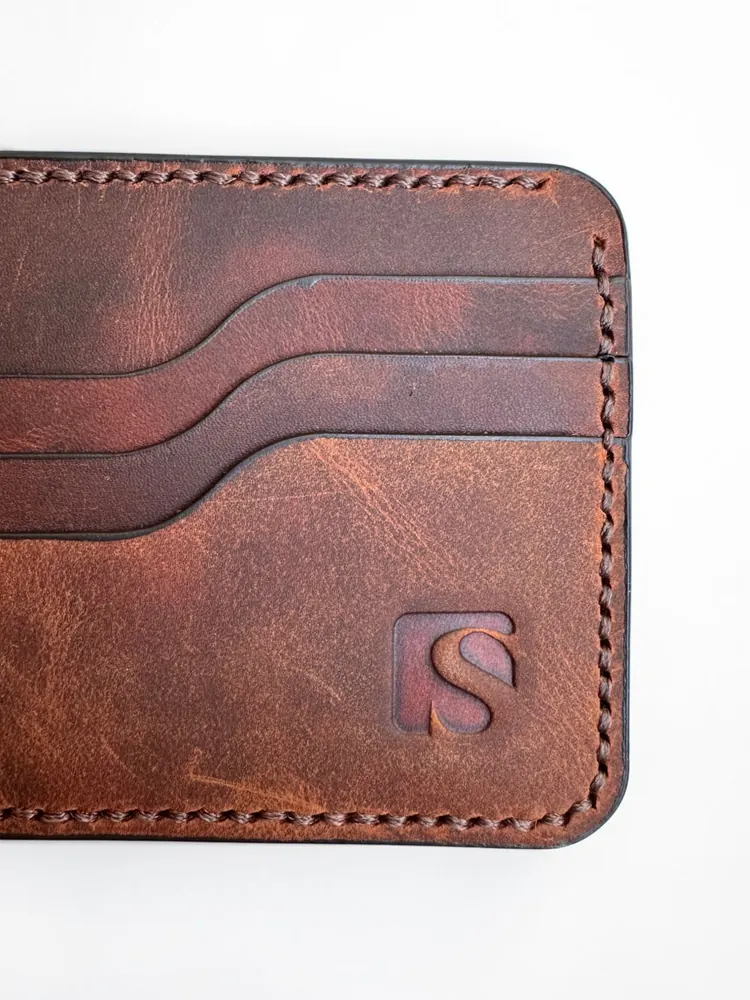 Full Grain Bifold Leather Wallet (Image 7)