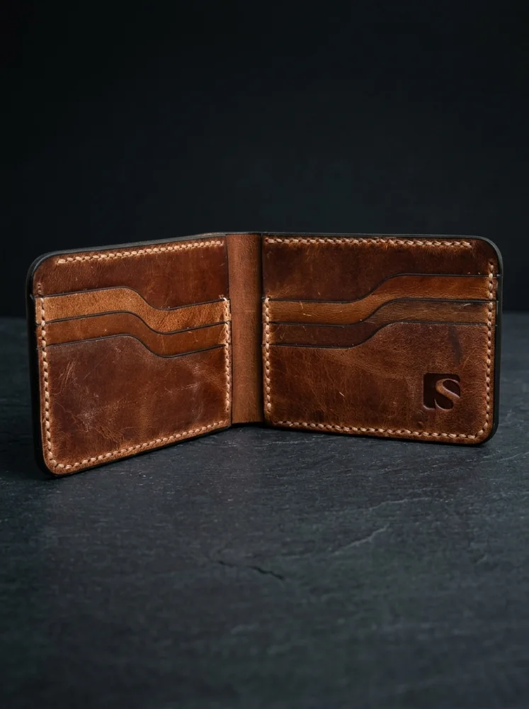 Full Grain Bifold Leather Wallet