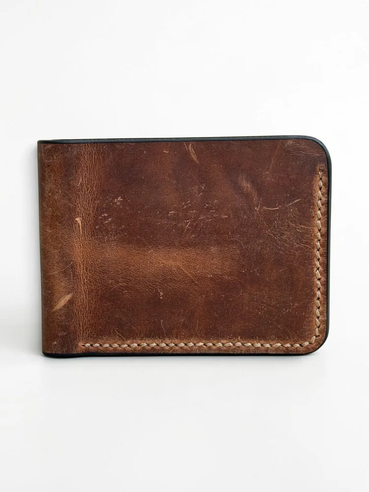 Full Grain Bifold Leather Wallet (Image 4)