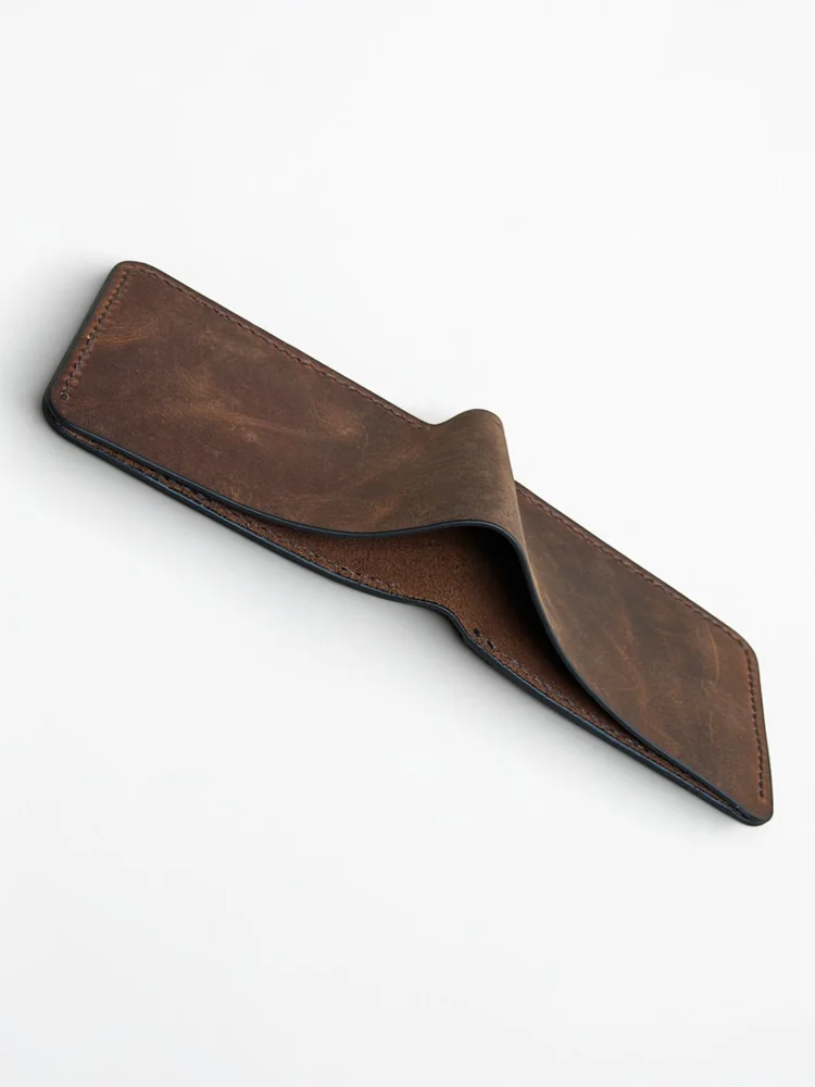 Full Grain Bifold Leather Wallet (Image 6)