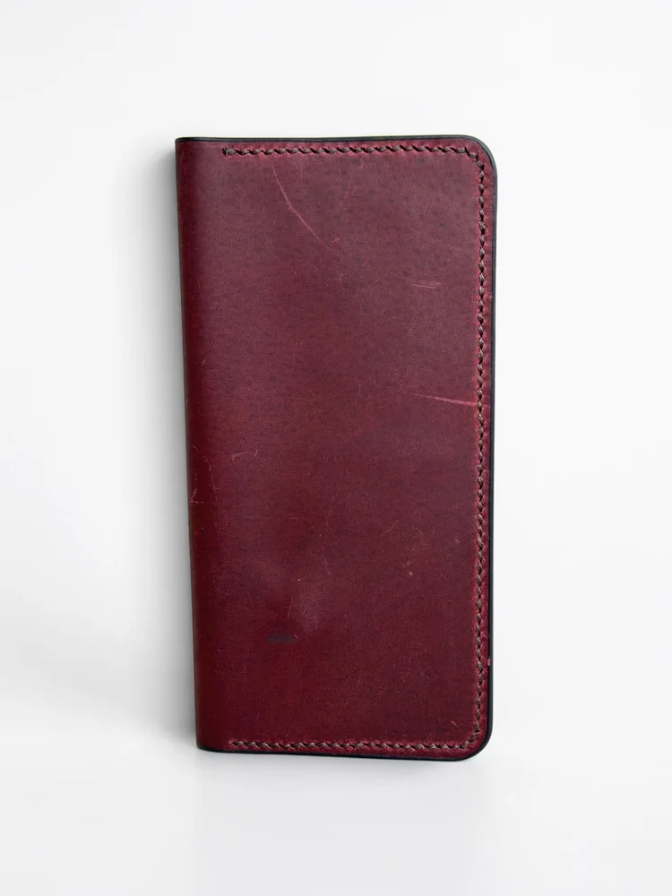 Full Grain Long Wallet with Coin Pocket (Image 4)