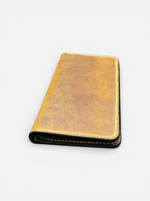 Full Grain Long Wallet with Coin Pocket