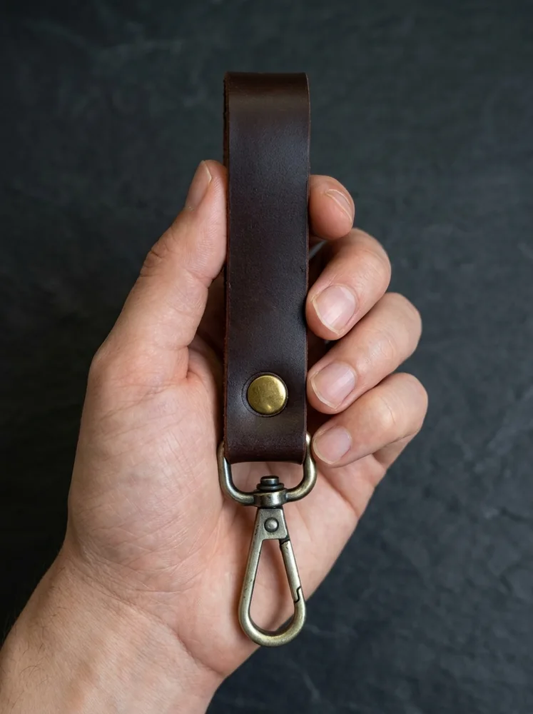 Leather Belt Loop Key Holder