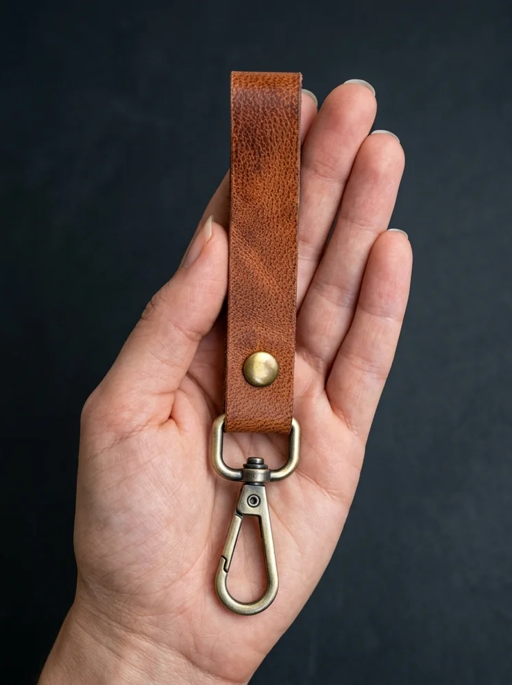 Leather Belt Loop Key Holder