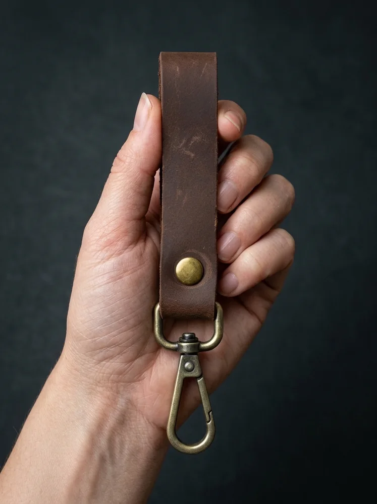 Leather Belt Loop Key Holder (Image 2)