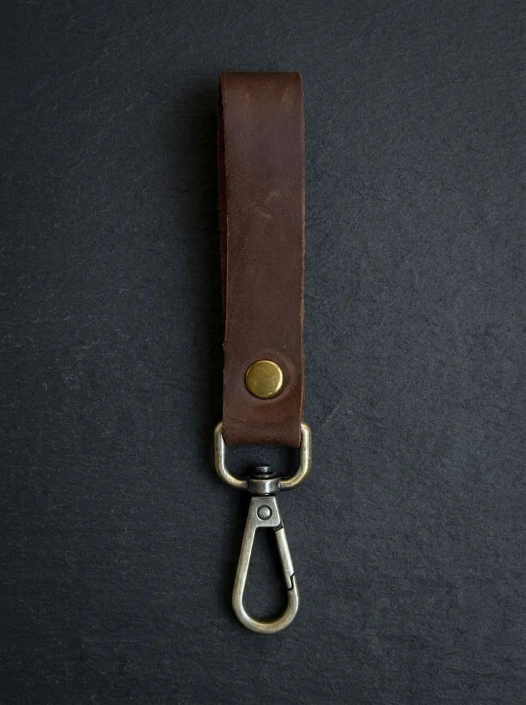 Leather Belt Loop Key Holder