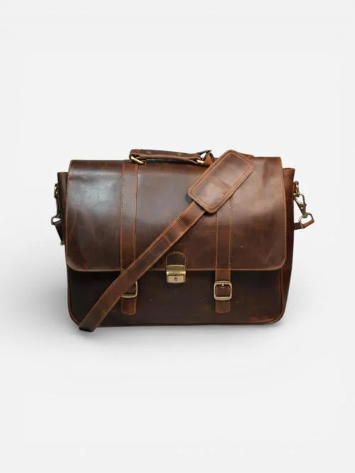 Leather Laptop Bag (Image 2)