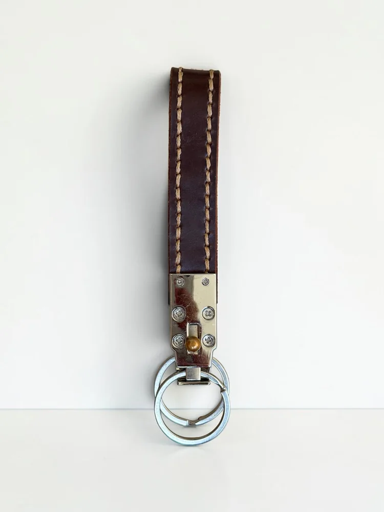 Leather Loop Keychain (Image 4)