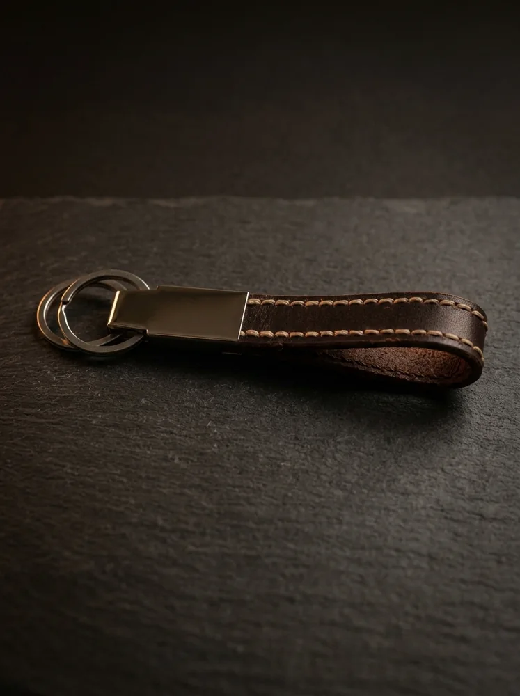 Leather Loop Keychain