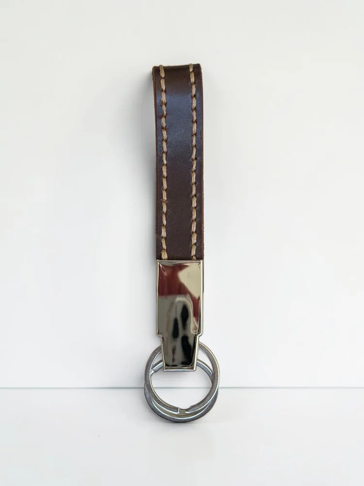 Leather Loop Keychain (Image 3)