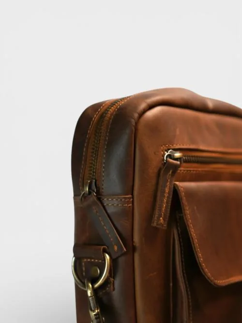 Leather Crossbody Bag (Image 4)