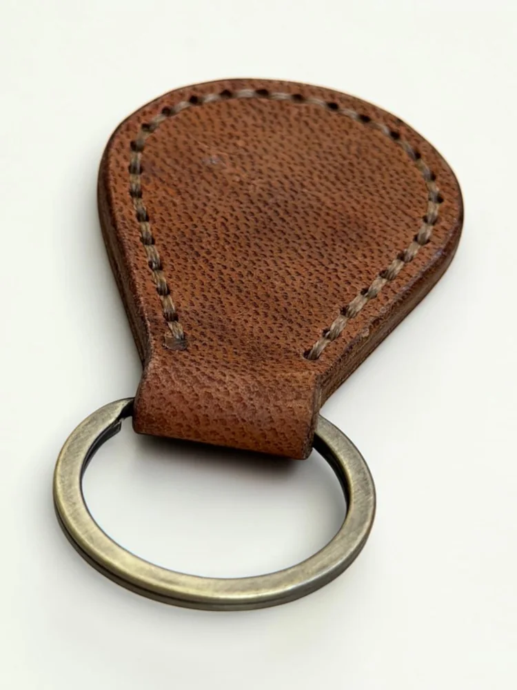Leather Teardrop Key Fob (Image 4)
