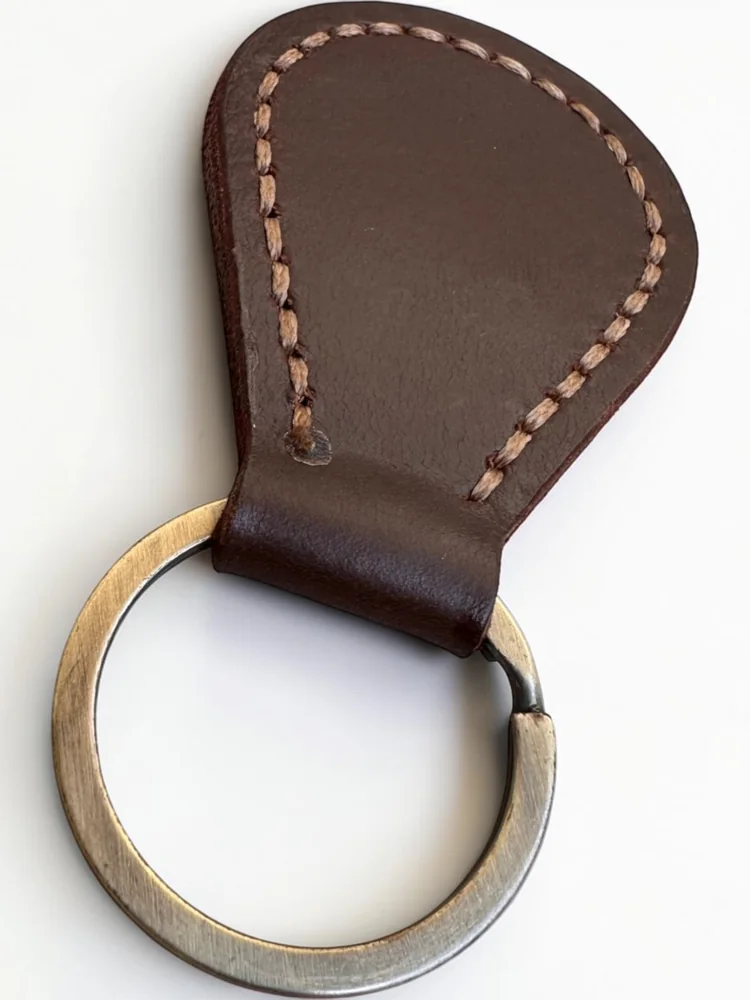 Leather Teardrop Key Fob (Image 5)