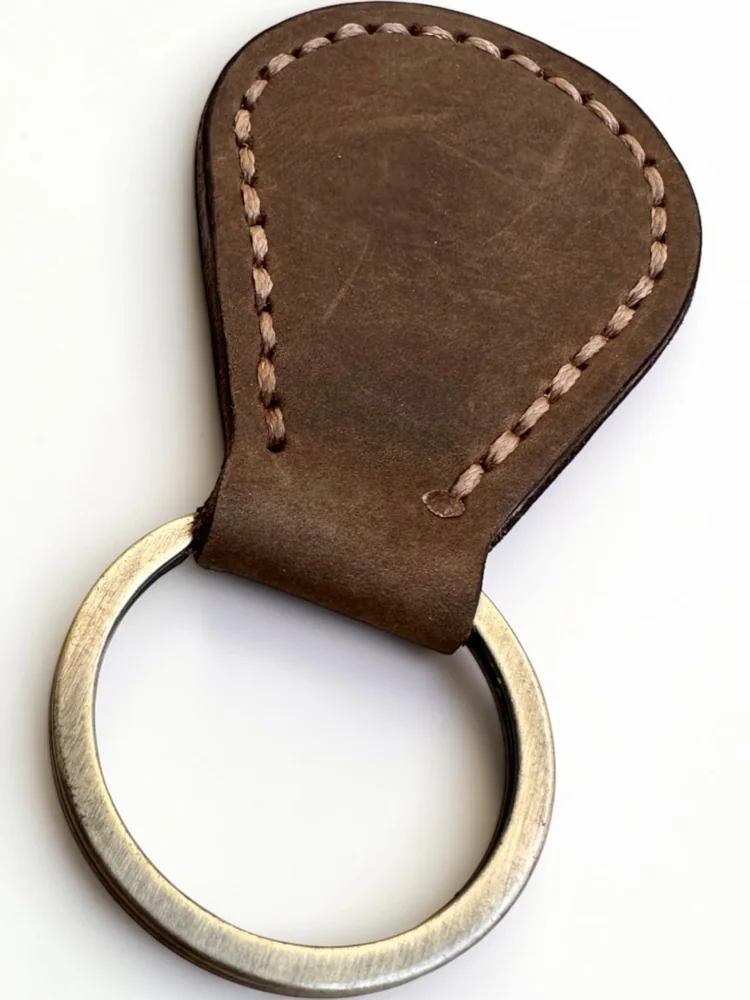 Leather Teardrop Key Fob (Image 5)