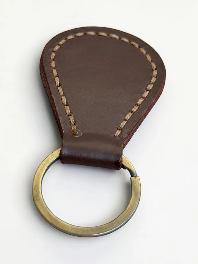Leather Teardrop Key Fob (Image 4)