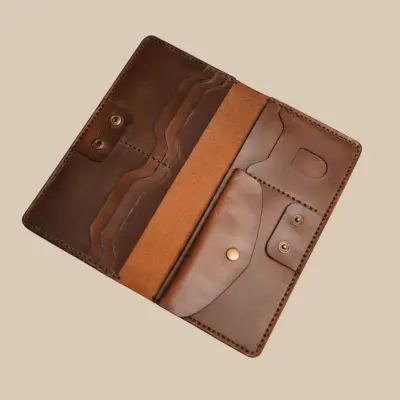 Long Leather Wallet