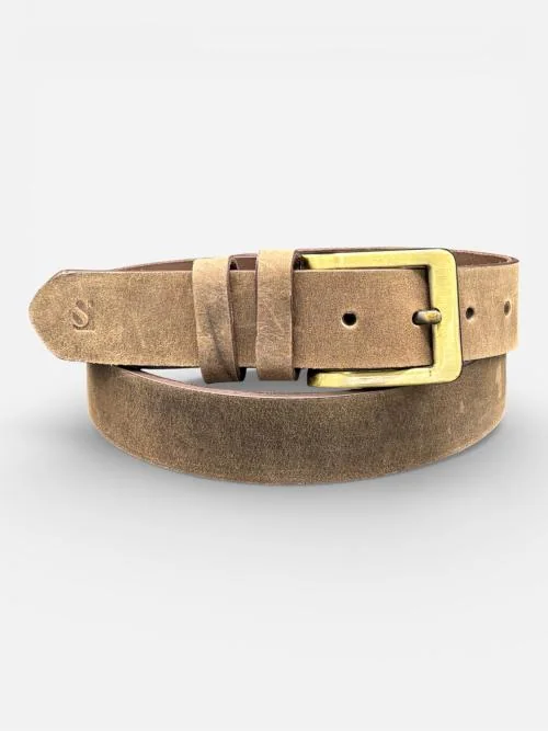 Vintage bronze leather belt (Image 2)