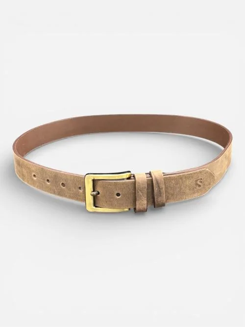 Vintage bronze leather belt (Image 3)