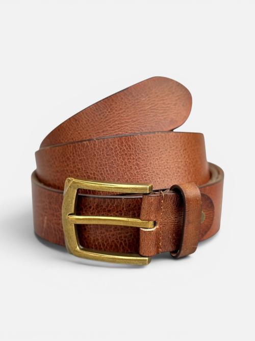 Men's Vintage Leather Belt - Heritage Brass Buckle