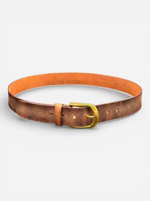 Men's Vintage Leather Belt (Image 4)