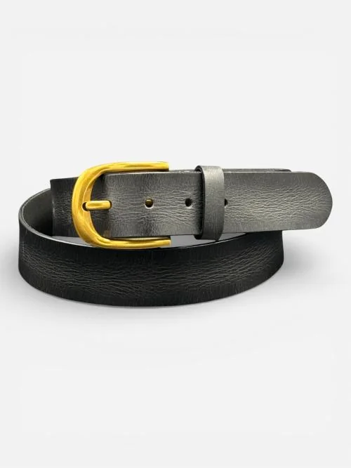 Men's Vintage Leather Belt (Image 2)