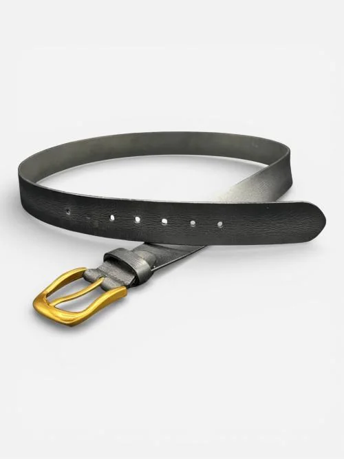Men's Vintage Leather Belt (Image 3)