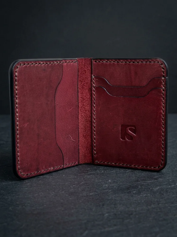 Mini Full Grain Leather Wallet