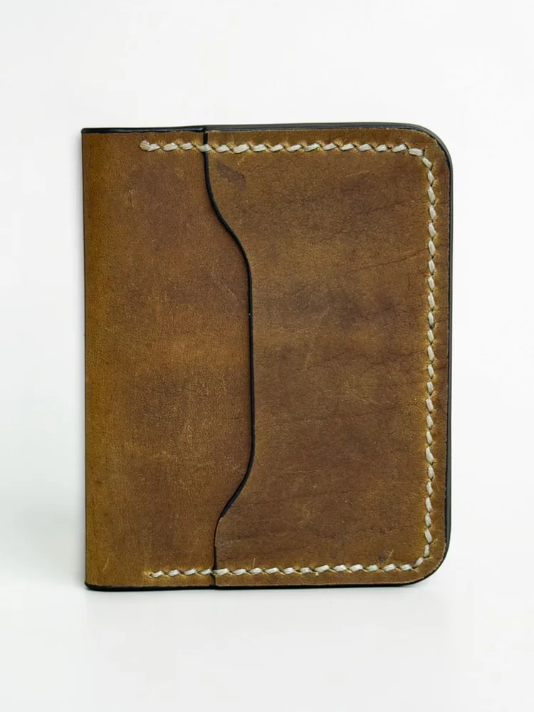 Mini Full Grain Leather Wallet (Image 5)