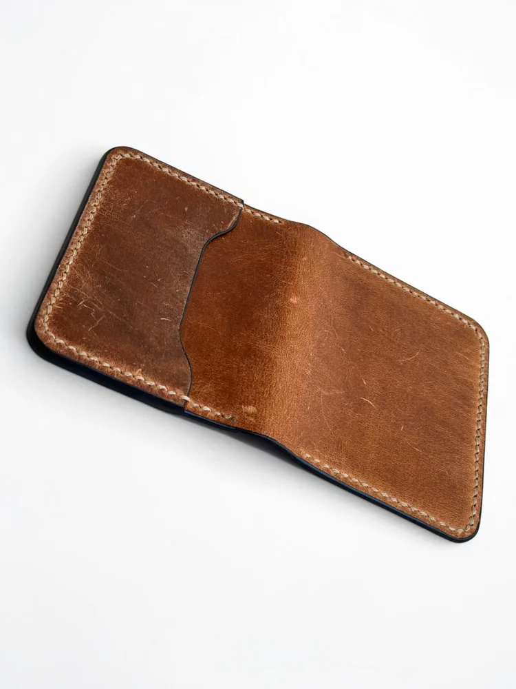Mini Full Grain Leather Wallet (Image 6)