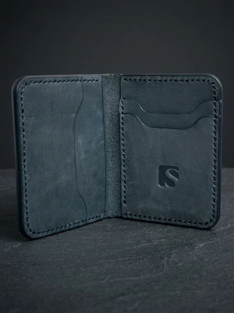 Mini Full Grain Leather Wallet