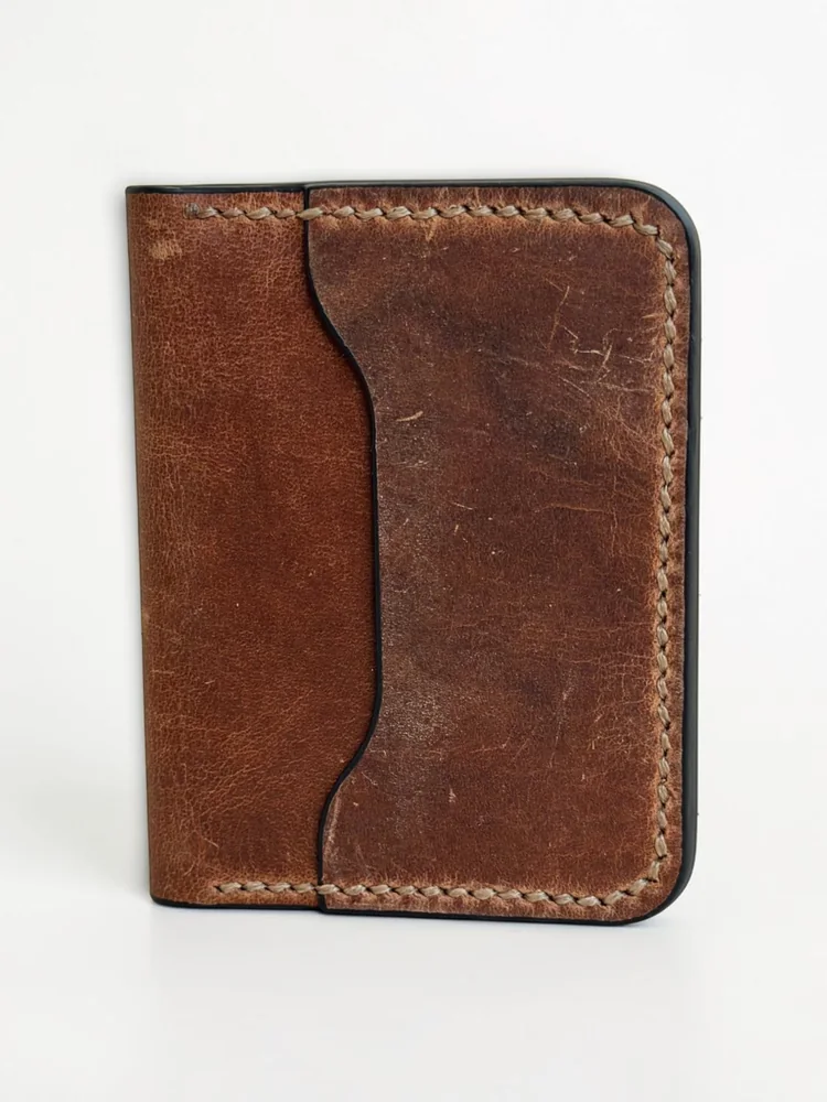 Mini Full Grain Leather Wallet (Image 5)