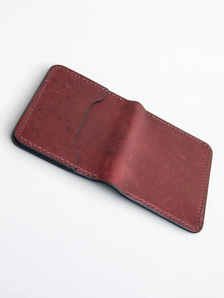 Mini Full Grain Leather Wallet (Image 6)
