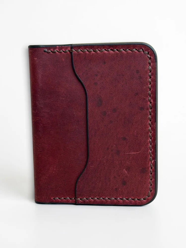 Mini Full Grain Leather Wallet (Image 4)