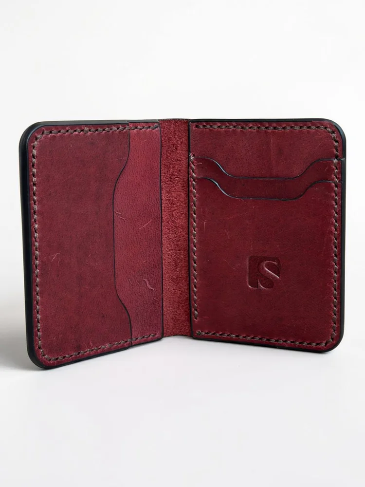 Mini Full Grain Leather Wallet (Image 3)