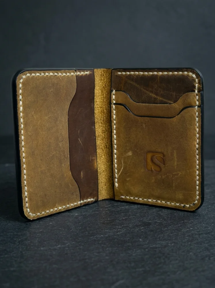Mini Full Grain Leather Wallet