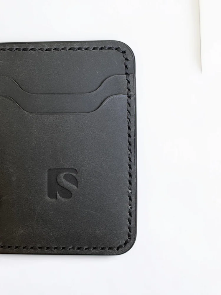 Mini Full Grain Leather Wallet (Image 7)