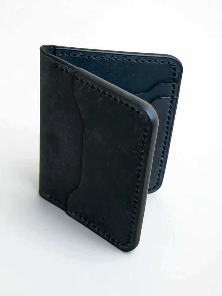 Mini Full Grain Leather Wallet (Image 5)