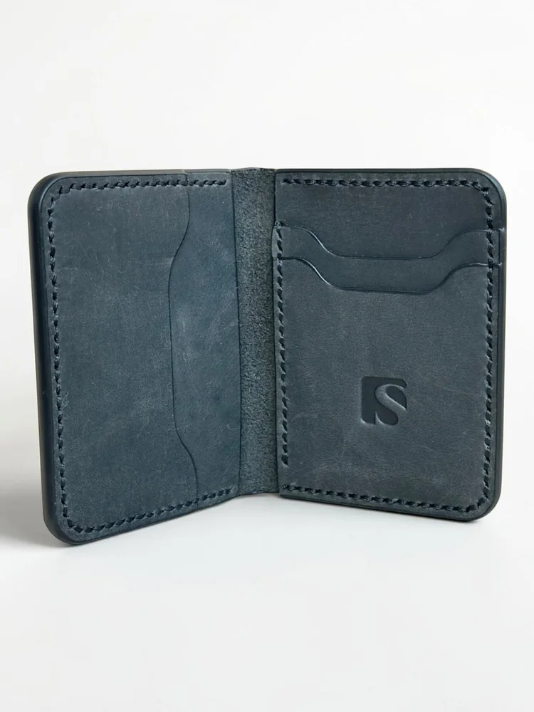 Mini Full Grain Leather Wallet (Image 3)