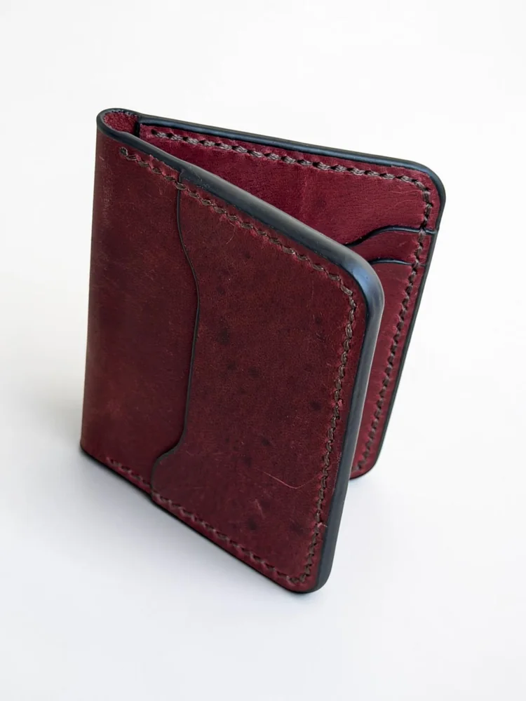 Mini Full Grain Leather Wallet (Image 5)